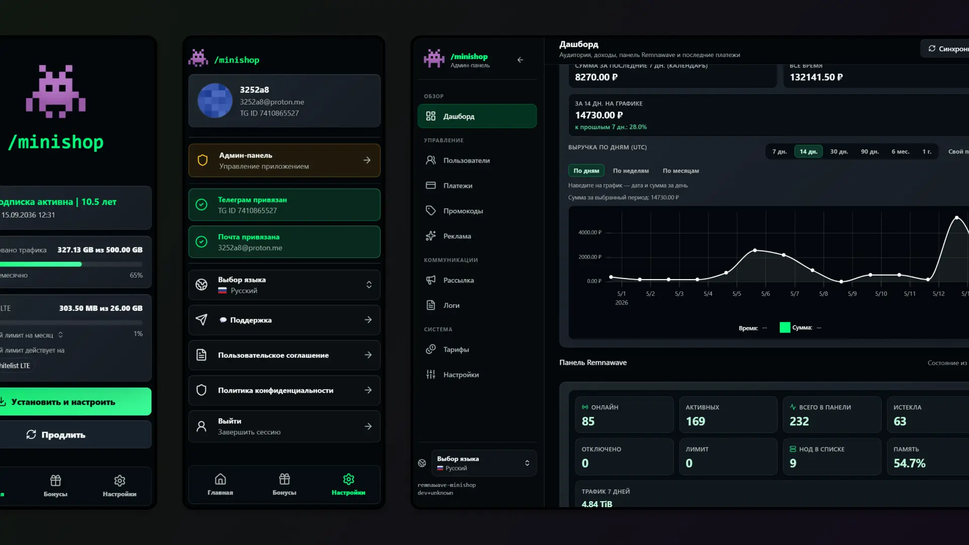 Remnawave Minishop